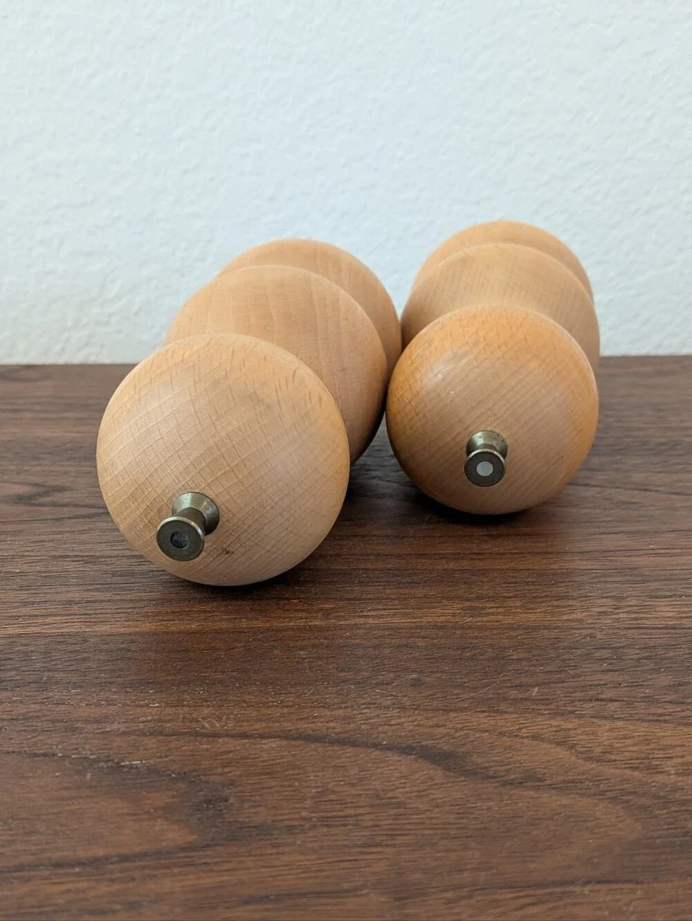 Vintage Denmark Mid-Century Salt And Pepper Grinders 6